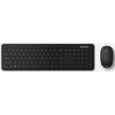 Клавиатура + мышь Microsoft QHG-00011 клав:черный мышь:черный беспроводная BT slim