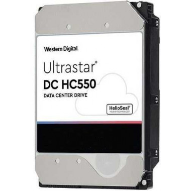 Жесткий диск WD Original SATA-III 16Tb 0F38462 WUH721816ALE6L4 Ultrastar DC HC550 (7200rpm) 512Mb 3.5