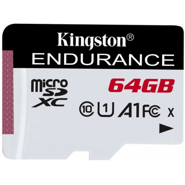 Флеш карта microSDXC 64Gb Class10 Kingston SDCE/64GB High Endurance w/o adapter