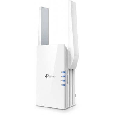 Повторитель беспроводного сигнала TP-Link RE505X AX1500 10/100/1000BASE-TX/Wi-Fi белый