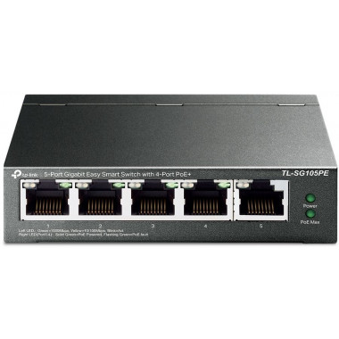 Коммутатор TP-Link TL-SG105PE (5G, 4PoE+, 65W управляемый)