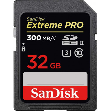 Флеш карта SDHC 32Gb Class10 Sandisk SDSDXPK-032G-GN4IN Extreme Pro