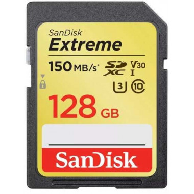 Флеш карта SDXC 128Gb Class10 Sandisk SDSDXV5-128G-GNCIN Extreme