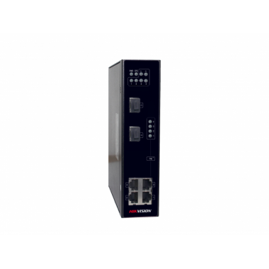 Коммутатор Hikvision DS-3T0306P (4x100Mb, 2SFP, 4PoE+, 120W, неуправляемый)