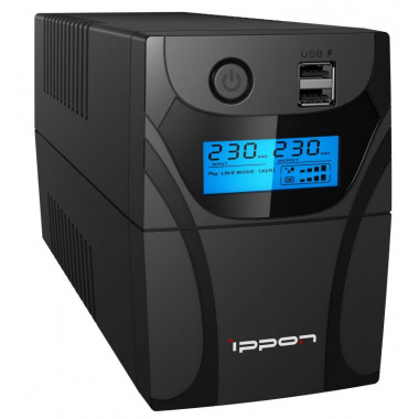 ИБП Ippon Back Power Pro II 700 (420Вт, 700ВА, черный)