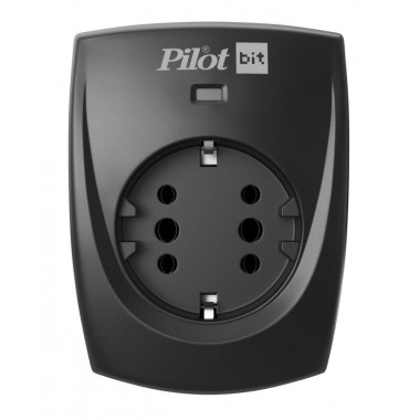 Сетевой фильтр Pilot Bit (1 розетка) черный (коробка)
