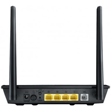 Роутер беспроводной Asus DSL-N16 N300 10/100BASE-TX/ADSL черный