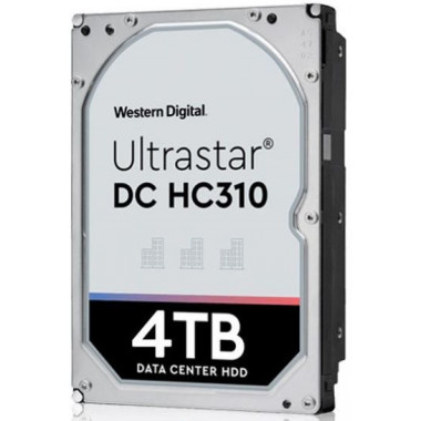 Жесткий диск WD Original SATA-III 4Tb 0B36040 HUS726T4TALE6L4 Ultrastar DC HC310 (7200rpm) 256Mb 3.5