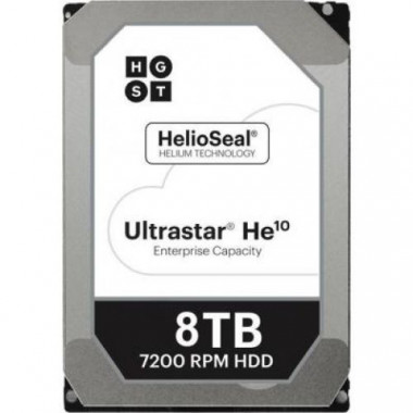 Жесткий диск WD Original SATA-III 8Tb 0F27457 HUH721008ALE604 Ultrastar DC HC510 (7200rpm) 256Mb 3.5