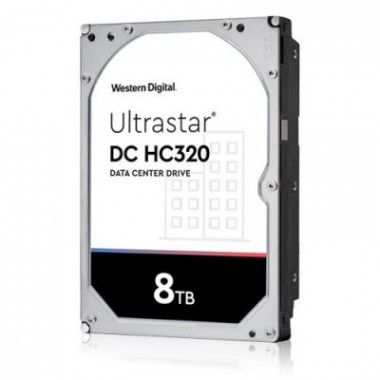 Жесткий диск WD Original SAS 3.0 8Tb 0B36400 HUS728T8TAL5204 Ultrastar DC HC320 (7200rpm) 256Mb 3.5