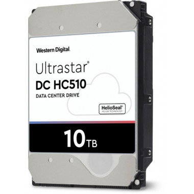 Жесткий диск WD Original SATA-III 10Tb 0F27606 HUH721010ALE604 Ultrastar DC HC510 (7200rpm) 256Mb 3.5