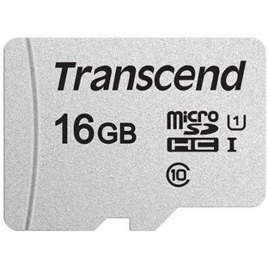 Флеш карта microSDHC 16Gb Class10 Transcend TS16GUSD300S w/o adapter