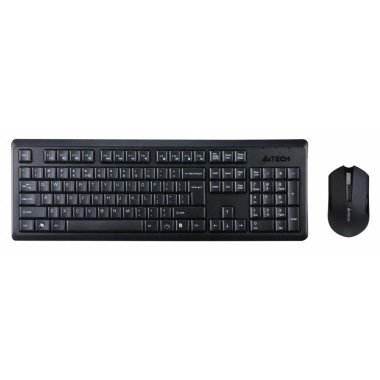Клавиатура + мышь A4 V-Track 4200N клав:черный мышь:черный USB беспроводная Multimedia