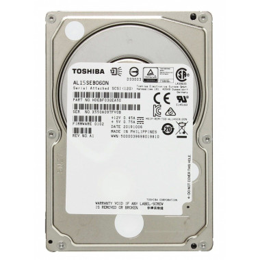 Жесткий диск Toshiba SAS 3.0 600Gb AL15SEB060N (10500rpm) 128Mb 2.5
