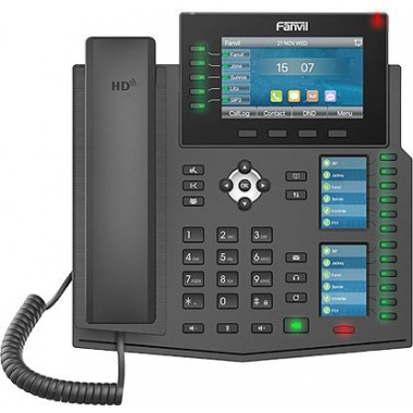 Телефон IP Fanvil X6U черный