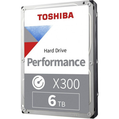 Жесткий диск Toshiba SATA-III 6Tb HDWR160EZSTA X300 (7200rpm) 128Mb 3.5