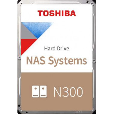 Жесткий диск Toshiba SATA-III 6Tb HDWG160UZSVA NAS N300 (7200rpm) 256Mb 3.5