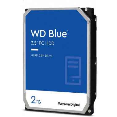 Жесткий диск WD Original SATA-III 2Tb WD20EZBX Blue (7200rpm) 256Mb 3.5