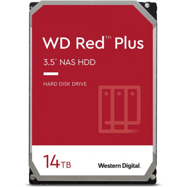 Жесткий диск WD Original SATA-III 14Tb WD140EFGX NAS Red Plus (7200rpm) 512Mb 3.5