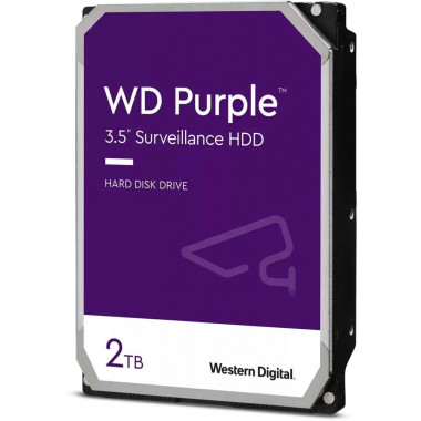 Жесткий диск WD SATA-III 2Tb WD20PURZ Surveillance Purple (5400rpm) 64Mb 3.5