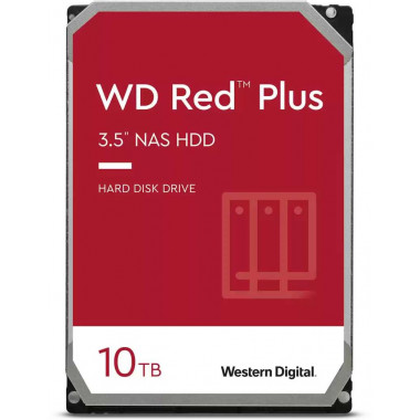 Жесткий диск WD SATA-III 10Tb WD101EFAX NAS Red Plus (7200rpm) 256Mb 3.5