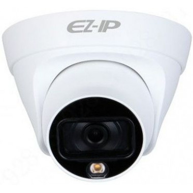 Видеокамера IP Dahua EZ-IPC-T1B20P-LED-0280B 2.8-2.8мм цветная корп.:белый
