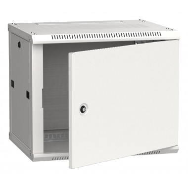 Шкаф монтажный ITK Linea W (LWR3-06U64-MF) настенный 6U 600x450мм пер.дв.металл 90кг серый 350мм 22кг 200град. 370мм IP20 IK10 сталь