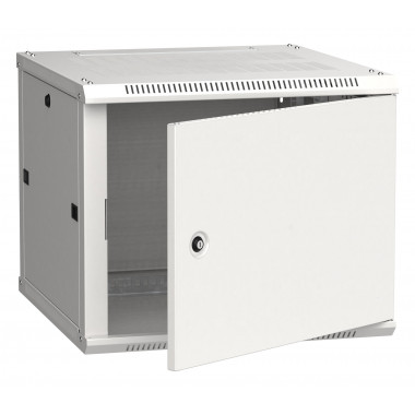 Шкаф монтажный ITK Linea W (LWR3-06U66-MF) настенный 6U 600x600мм пер.дв.металл 90кг серый 500мм 19кг 200град. 370мм IP20 IK10 сталь
