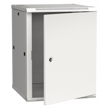 Шкаф коммутационный ITK Linea W (LWR3-15U66-MF) настенный 15U 600x450мм пер.дв.металл 90кг серый 500мм 200град. 770мм IP20 IK10 сталь