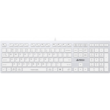 Клавиатура A4Tech Fstyler FX50 белый USB slim Multimedia