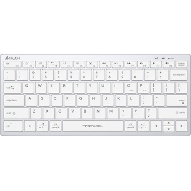Клавиатура A4Tech Fstyler FX51 белый USB slim Multimedia