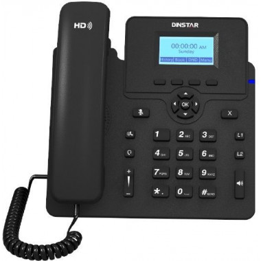 Телефон IP Dinstar C61S черный