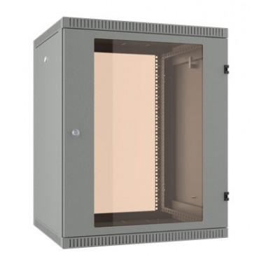 Шкаф коммутационный C3 Solutions WALLBOX 6-63 G (NT084683) настенный 6U 600x350мм пер.дв.стекл направл.под закл.гайки 110кг серый 300мм 13кг 340мм IP20 сталь