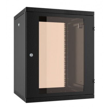 Шкаф коммутационный C3 Solutions WALLBOX 6-65 B (NT084686) настенный 6U 600x520мм пер.дв.стекл направл.под закл.гайки 75кг черный 470мм 16.5кг 340мм IP20 сталь