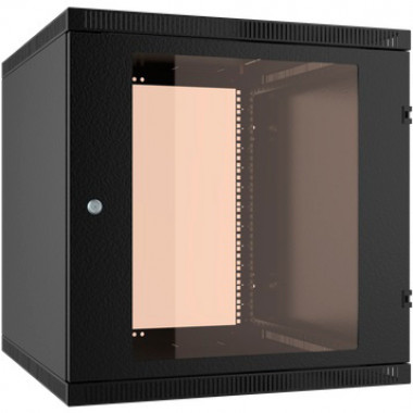 Шкаф коммутационный C3 Solutions WALLBOX LIGHT 6-66 B (NT176963) настенный 6U 600x650мм пер.дв.стекл несъемн.бок.пан. направл.под закл.гайки 25кг черный 600мм 19.5кг 340мм IP20 сталь