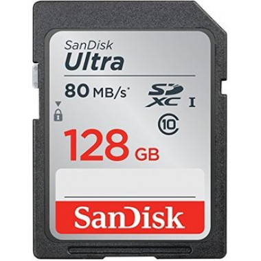 Флеш карта SDXC 128Gb Class10 Sandisk SDSDUNC-128G-GN6IN Ultra 80