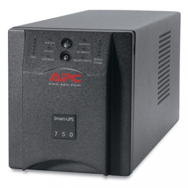 ИБП APC Smart-UPS SUA750I (500Вт, 750ВА, черный)