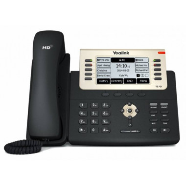 Телефон SIP Yealink SIP-T27G черный