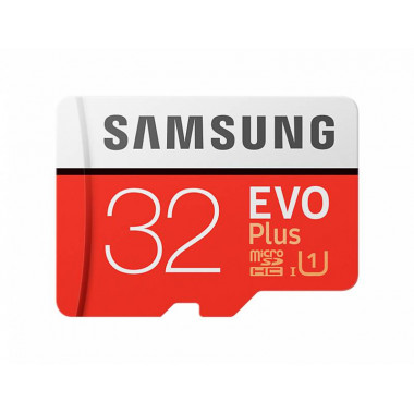 Флеш карта microSDHC 32Gb Class10 Samsung MB-MC32GA/RU EVO PLUS + adapter