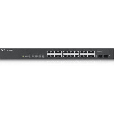 Коммутатор Zyxel GS1900-24 GS1900-24-EU0101F 24G 2SFP управляемый