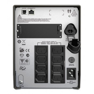 ИБП APC Smart-UPS SMT1000I (700Вт, 1000ВА, черный)