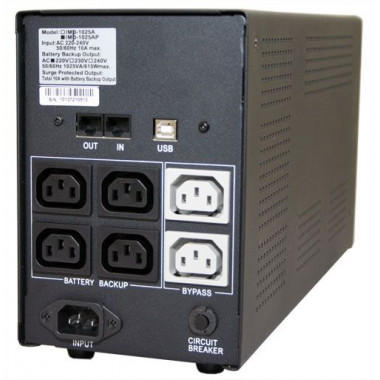 Источник бесперебойного питания Powercom Imperial IMP-1200AP 720Вт 1200ВА черный