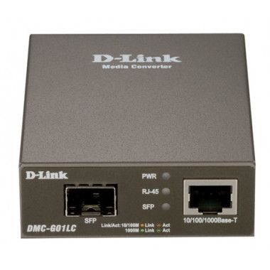 Медиаконвертер D-Link DMC-G01LC/A 100Base-TX/1000BASE-T Gig Eth