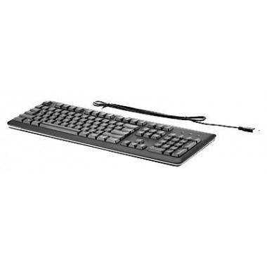 Клавиатура HP QY776AA черный USB