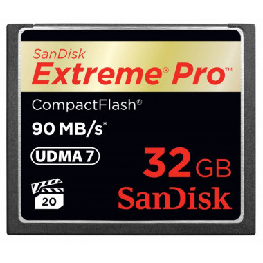 Флеш карта CF 32Gb Sandisk SDCFXS-032G-X46 Extreme w/o adapter